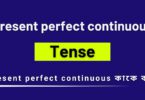 Present Perfect Continuous tense কাকে বলে