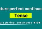 Future Perfect Continuous tense কাকে বলে ও এ