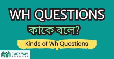 Wh Questions কাকে বলে?Kinds of Wh Questions