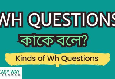 Wh Questions কাকে বলে?Kinds of Wh Questions