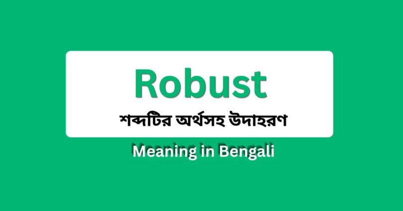 Robust meaning in bengali